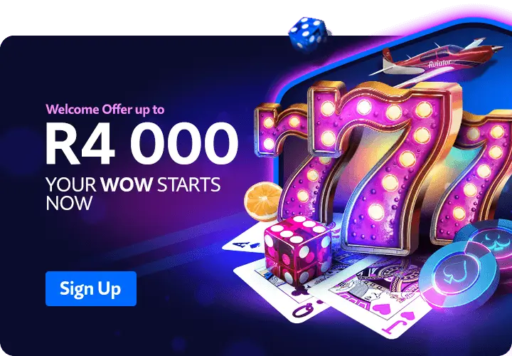 Jackpot City Welcome offer up to R4,000